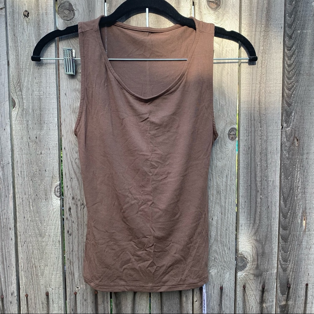 JOAH BROWN Bare Tank Tobacco SZ S/M SOLD OUT!